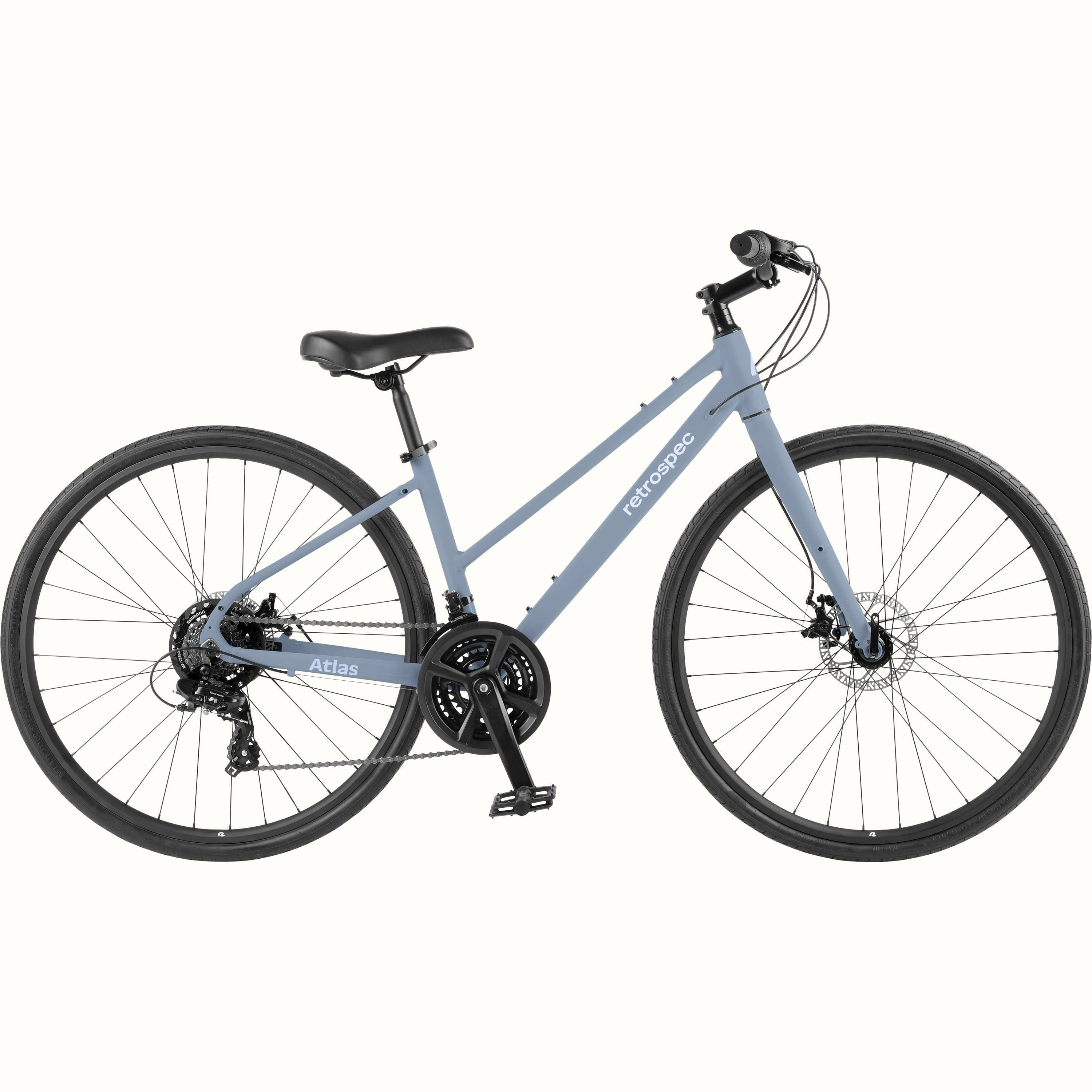 Atlas Fitness Hybrid: Step-Through Style, Twenty-One Gears of Pure Joy! Get Yours Today!